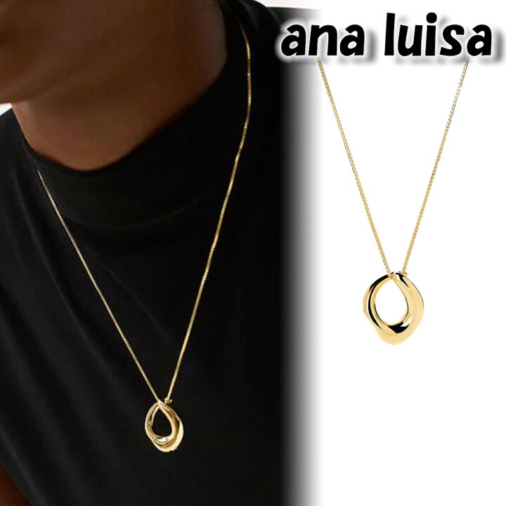楽天市場】ana luisa アナルイサ ネックレス 14K COLLINS Gold Pendant 