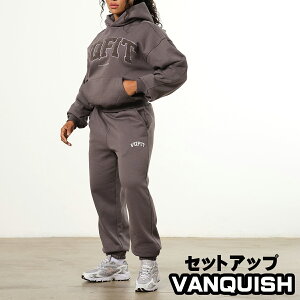 @LbV ZbgAbv Vanquish Graphite Grey VQFIT Oversized I[o[TCY p[J[ XEFbgpc ㉺Zbg fB[X ؃g[ߗ]00572