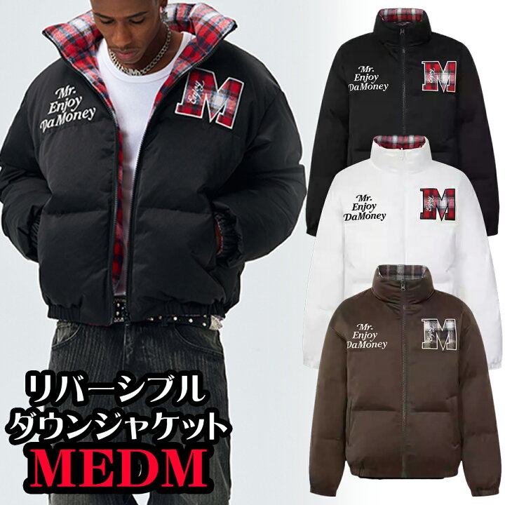 楽天市場】MEDM ミスターエンジョイダマネー リバーシブル ダウン 