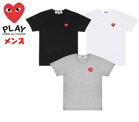 コムデギャルソン Tシャツ 半袖 メンズ COMME des GARCONS PLAY CDG INVADER T Shirt メンズ ハート ロゴ カットソー プレイ 正規品 [衣類]