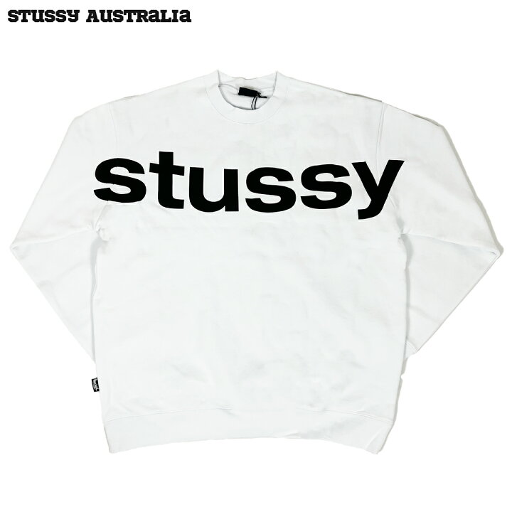 楽天市場】ステューシー スウェット オーバーサイズ Stussy Australia STÜSSY SPORT ホワイト スウェット