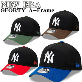 ニューエラ キャップ NEW ERA 9FORTY BLACKDOME A-FRAME SNAPBACK NEW YORK YANKEES ヤンキース 帽子 メンズ ユニセックス 海外限定モデル 正規品 [帽子]ユ00572