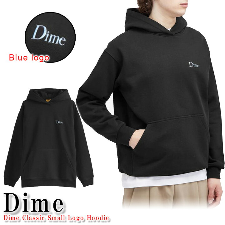 楽天市場】ダイム パーカー Dime Classic Small Logo Hoodie ブルー  