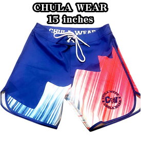 チュラウェア サーフパンツ CHULA WEAR ステージ ショーツ 水着 Liberalies 15 inches ハーフパンツ 短パン フィジーカー 大会 メンズ 筋トレ ジム ウエア 正規品[衣類]ユ00582