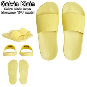 カルバンクライン サンダル Calvin Klein Jeans Monogram TPU Sandal ロゴ スライダーサンダル スポーツ シャワーサンダル ビーチサンダル コンフォート ジム ペアサンダル メンズ レディース ユニセッ
