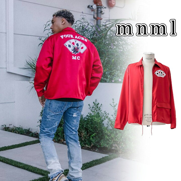 楽天市場 Mnml ミニマル Aces Lightweight Jacket ジャケット アウター コート ジップ Mnml 韓国 ファッション メンズ レディース 衣類 S S Shop