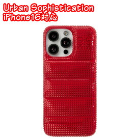 Urban Sophistication iPhone ケース アーバンソフィスティケーション iPhone16シリーズ The Puffer Case - Rhinestones in Dorothy スマホケース アイフォン カバー 携帯[スマホケース]ユ00582