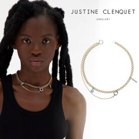 ジュスティーヌクランケ Justine Clenquet エステル ネックレス Esther necklace パラジウム チョーカー レディース メンズ[アクセサリー]