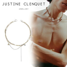 ジュスティーヌクランケ Justine Clenquet レイチェル ネックレス Rachel necklace パラジウム チョーカー レディース メンズ[アクセサリー]