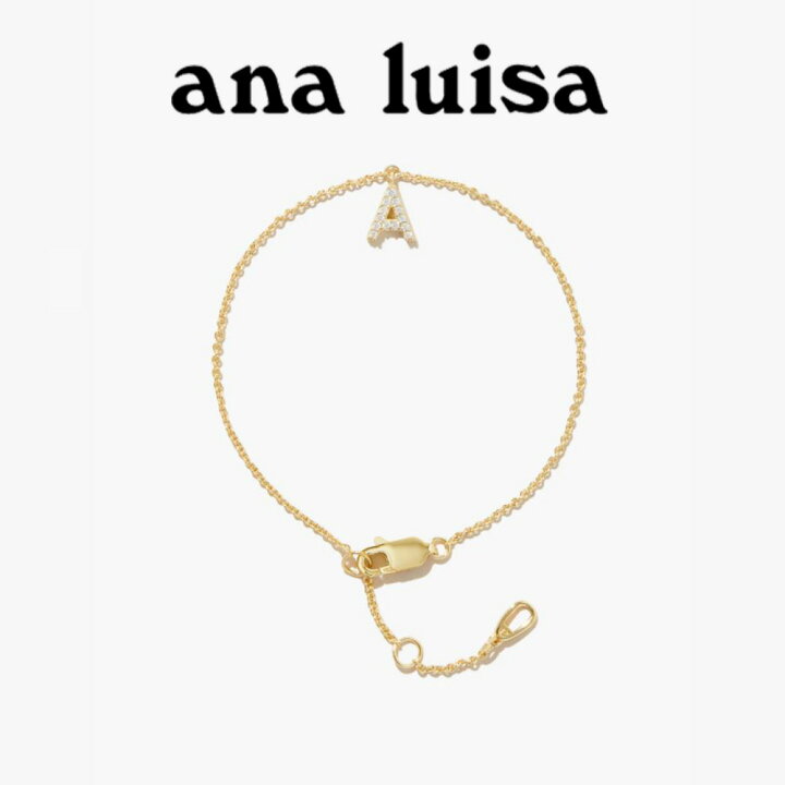楽天市場】ana luisa アナルイサ ブレスレット LETTER BRACELET 14K 