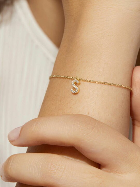 楽天市場】ana luisa アナルイサ ブレスレット LETTER BRACELET 14K 