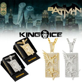 KING ICE キングアイス ネックレス チェーン BATMAN X KING ICE - JOKER CARD NECKLACE 14kゴールド 金 WHITE GOLD 人気[アクセサリー]