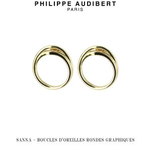 tBbv I[fBx[ Philippe Audibert 24K SANNA BOUCLES DOREILLES RONDES GRAPHIQUES Ti S[h^ 2Zbg sAX PhilippeAudibert fB[X[ANZT[]