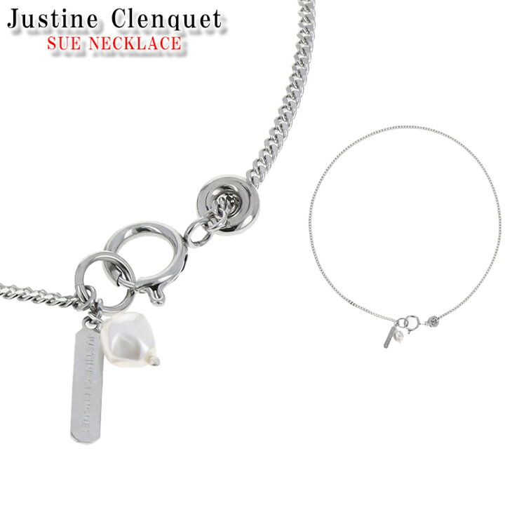 ジュスティーヌクランケ ネックレス スー JUSTINE CLENQUET SUE NECKLACE パール 真珠 パラジウム レディース メンズ ユニセックス アクセサリー ユ00582 WILLS