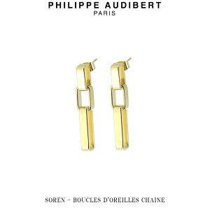 tBbv I[fBx[ Philippe Audibert 24K SOREN BOUCLES DOREILLES CHAINE \ S[h^ 2Zbg sAX PhilippeAudibert fB[X[ANZT[]