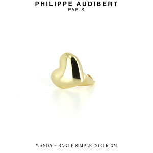 tBbv I[fBx[ Philippe Audibert 24K WANDA BAGUE SIMPLE COEUR GM _ S[h ^ O w PhilippeAudibert fB[X[ANZT[]