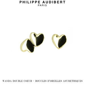 tBbv I[fBx[ Philippe Audibert 24K WANDA DOUBLE COEUR BOUCLES DOREILLES ASYMETRIQUES _ _u n[g S[h^ 2Zbg sAX PhilippeAudibert fB[X[ANZT[]