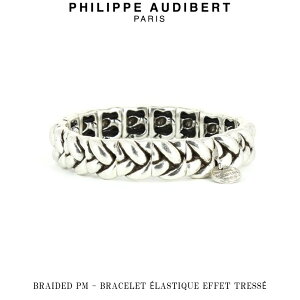 tBbv I[fBx[ Philippe Audibert BRAIDED PM BRACELET LASTIQUE EFFET TRESS u[fBh s[G Vo[ uXbg PhilippeAudibert fB[X [ANZT[]