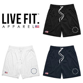 リブフィット LIVE FIT ショーツ ハーフパンツ ALL STAR COURT SHORTS 短パン メンズ 筋トレ ジム ウエア フィットネス スポーツ トレーニング 正規品[衣類]