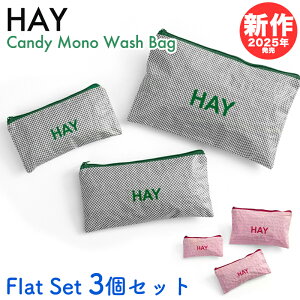 HAY |[` 3Zbg 2025SS V wC Candy Mono Wash Bag Flat Set ϐ obO gx s LfBm  ΂ obN S k fB[X Y jZbNX COKi 00582