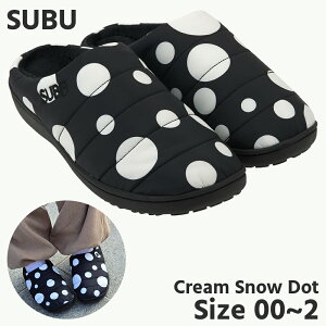SUBU �T���_�� �N���[���X�m�[ �h�b�g Cream Snow Dot �_�E�� �X���b�p �X�u �~ ���� KR-15 �h�b�h [�ߗ�] ��00572 P5-2