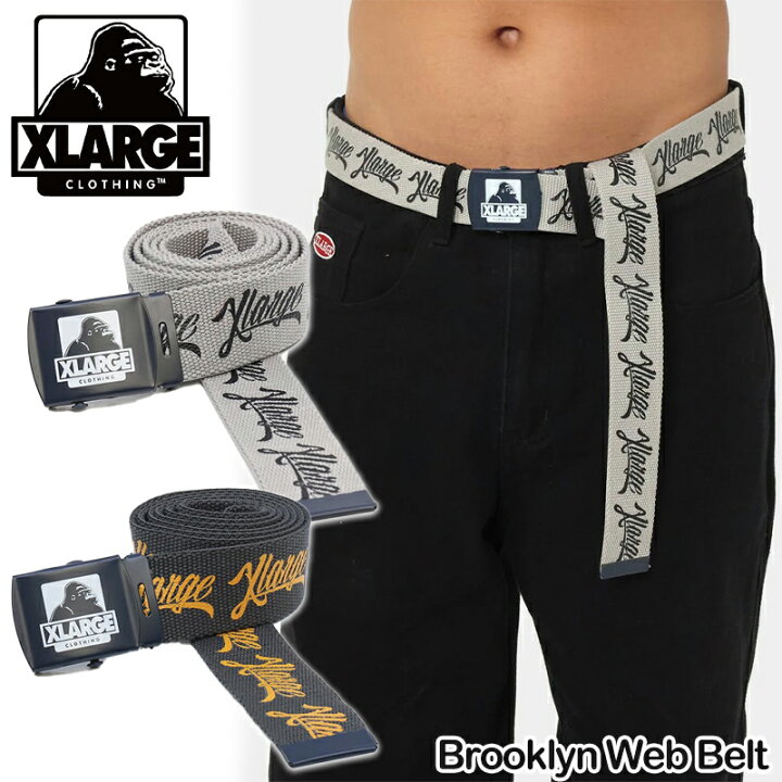 楽天市場】XLARGE ガチャベル トエクストララージ Brooklyn Web Belt 