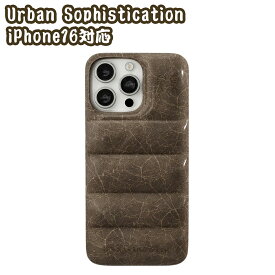 Urban Sophistication iPhone ケース アーバンソフィスティケーション iPhone16シリーズ The Puffer Case - Tiramisu スマホケース アイフォン カバー 携帯[スマホケース]ユ00582