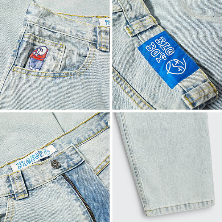 楽天市場】ポーラー Polar Skate Co デニム パンツ ビッグボーイ 旧  