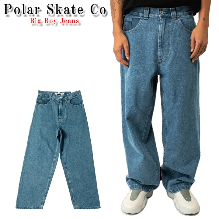 楽天市場】ポーラー ビッグボーイ デニム パンツ Polar Skate Co Big 