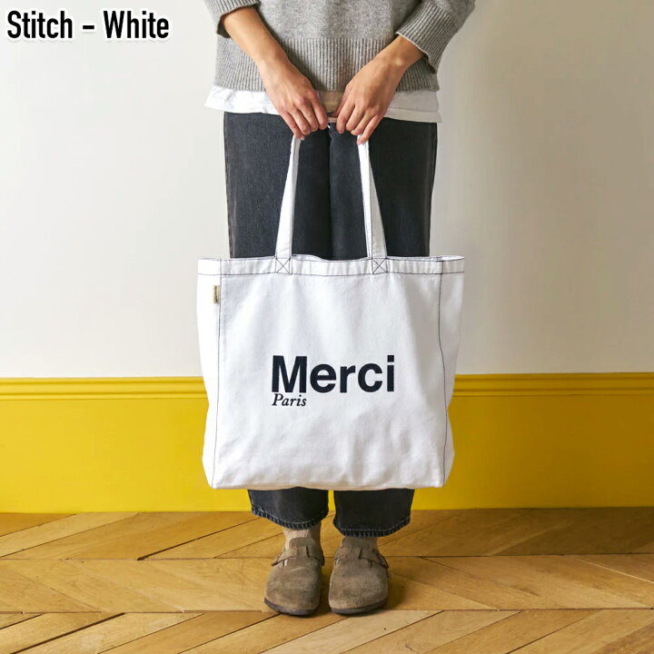 楽天市場】メルシー トートバッグ 大容量 Merci キャンバストート A4 