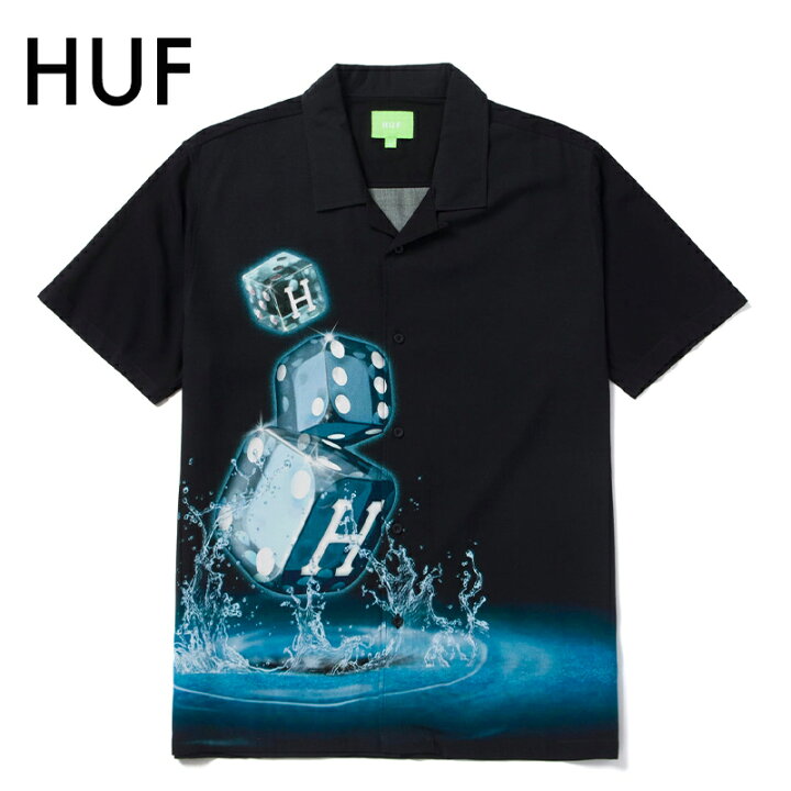 楽天市場】ハフ シャツ HUF リゾートシャツ 半袖 DICE WOVEN TOP 柄 