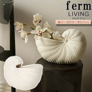 ferm LIVING VF|bg Shell Pot ԕr  u IuWF k Ƌ  CtX^C Ƌ pi DIY mx[V Ki [] 00572