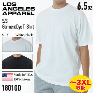 ���T���[���X �A�p���� T�V���c �����Y LOS ANGELES APPAREL ���n ���� ���X�A�p 6.5�I���X �K�[�����g�_�C �N���[�l�b�NT�V���c 1801GD �I�[�o�[�T�C�Y �� �� ���j�Z�b�N�X �傫���T�C�Y [�ߗ�] ��00582