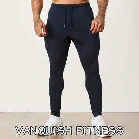 ヴァンキッシュ パンツ VANQUISH FITNESS ECLIPSE V2 NAVY BLUE TAPERED SWEATPANTS ジョガー メンズ 筋トレ ジム ウエア スポーツ フィットネス 正規品[衣類] ユ00582