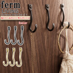 ferm LIVING t@[rO 3Zbg J[utbN Curvature Hooks Set of 3 k Ƌ  CtX^C Ƌ pi DIY mx[V oX gC h[ Ki [] 00582