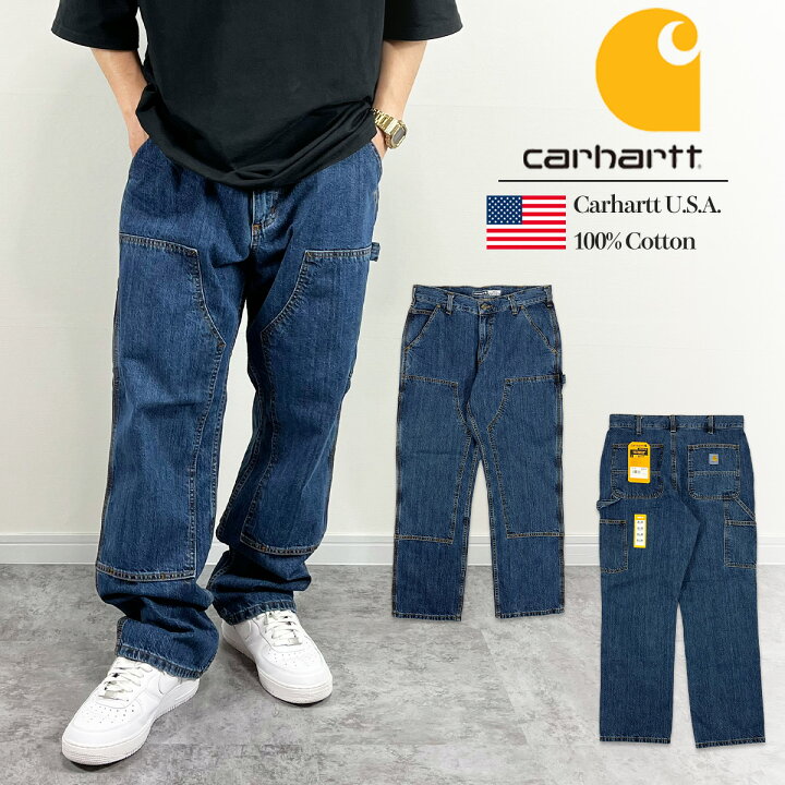 楽天市場】カーハート ダブルニー デニム パンツ Carhartt 104944 