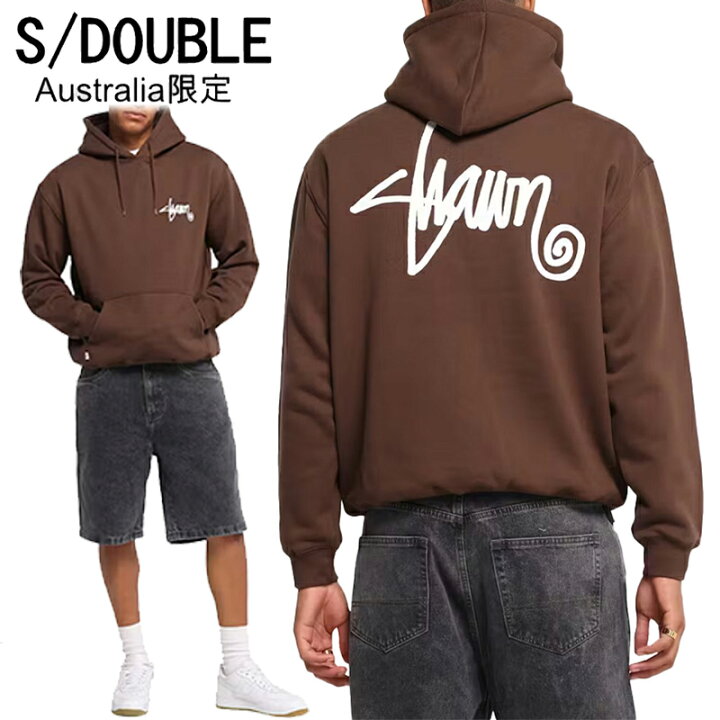 楽天市場】エスダブル パーカー AU限定 S/DOUBLE Shawn Script Hoodie 