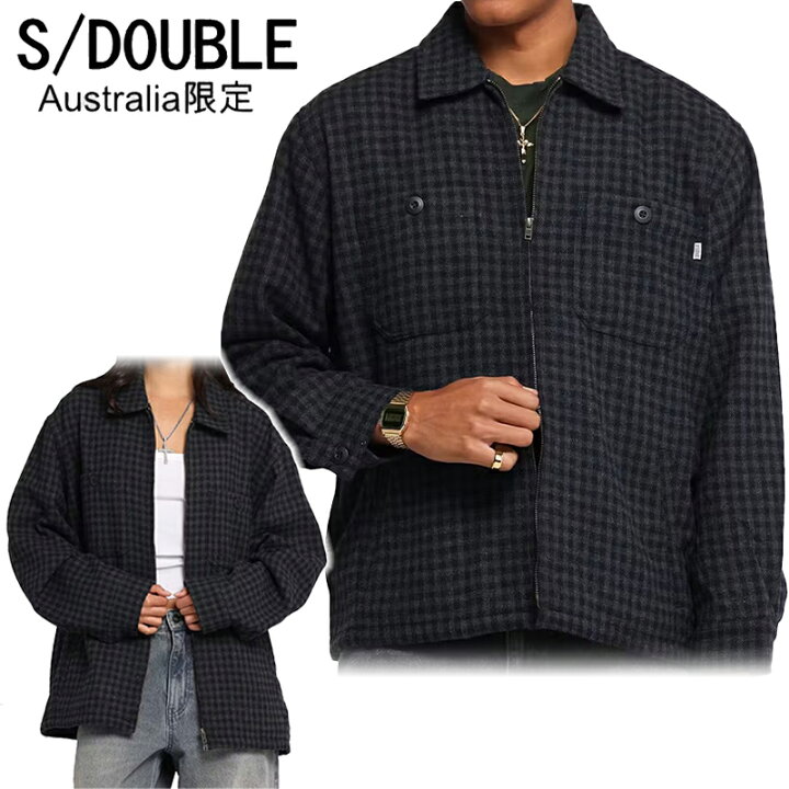 楽天市場】エスダブル ジャケット ジップ AU限定 S/DOUBLE Plaid Zip 