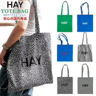 HAY トートバッグ ヘイ コットン 鞄 手さげ かばん バック ロゴ 北欧 レディース メンズ ユニセックス 海…