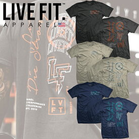 LIVE FIT リブフィット TRUST THE IRON TEE Tシャツ 半袖 トップス 6カラー メンズ 筋トレ ジム ウエア フィジーク スポーツ 正規品[衣類]