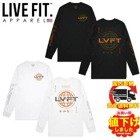 LIVE FIT リブフィット RADAR LONG SLEEVE ロンT 長袖 Tシャツ トップス メンズ 筋トレ ジム ウエア フィットネス スポーツ トレーニング 正規品[衣類]