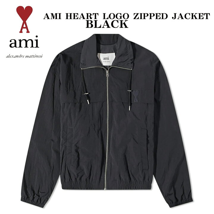 楽天市場】AMI Paris アミ パリス ジップ ナイロン ジャケット 