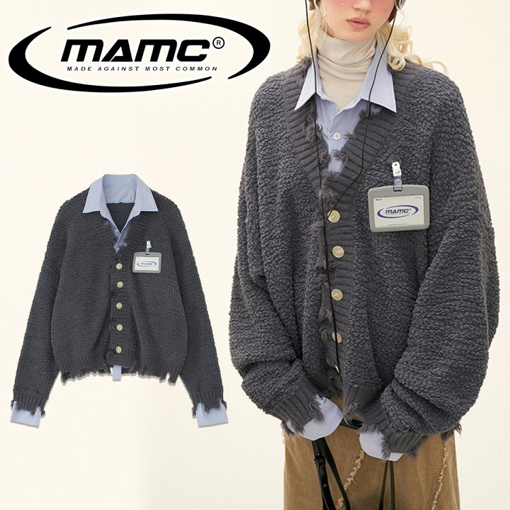 楽天市場】正規品 MAMC カーディガン エムエーエムシー オーバーサイズ 
