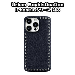 Urban Sophistication iPhone �P�[�X �A�[�o���\�t�B�X�e�B�P�[�V���� iPhone16�V���[�Y The Skinny Case - Classic Jeans �X�}�z�P�[�X �A�C�t�H�� �J�o�[ �g��[�X�}�z�P�[�X]��00582