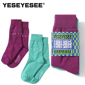YESEYESEE CFXACV[ \bNX Y.E.S 2Pack Color Socks C  ANZT[ S Xg[g Y fB[X jZbNX Ki 00582