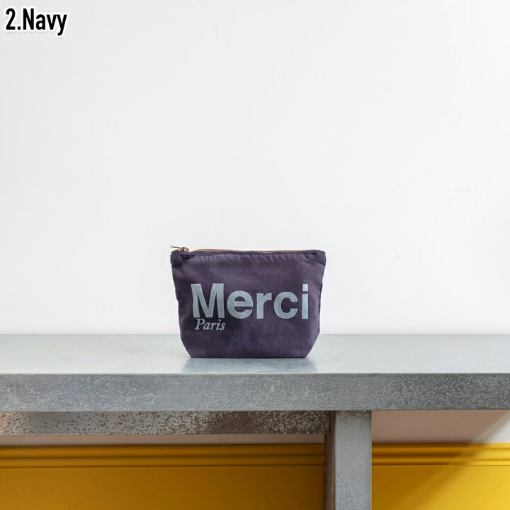 楽天市場】メルシー ポーチ Merci バッグ オーガニックコットン 