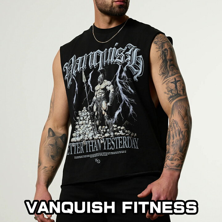 楽天市場】ヴァンキッシュ タンクトップ Vanquish Olympus Black Ares 