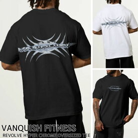 ヴァンキッシュ フィットネス 半袖 Tシャツ VANQUISH FITNESS REVOLVE HYPER CHROME OVERSIZED TEE メンズ 筋トレ ジム ウエア スポーツ 正規品 [衣類] ユ00582