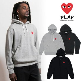 コムデギャルソン 長袖 COMME des GARCONS メンズ ハートロゴ スウェットパーカー ハート ロゴ プレイ 正規品 [衣類]