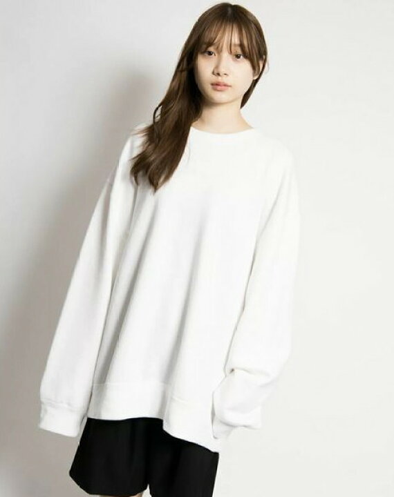 S 新品 コムデギャルソン ガール セーラー トレーナー ホワイト 長袖  